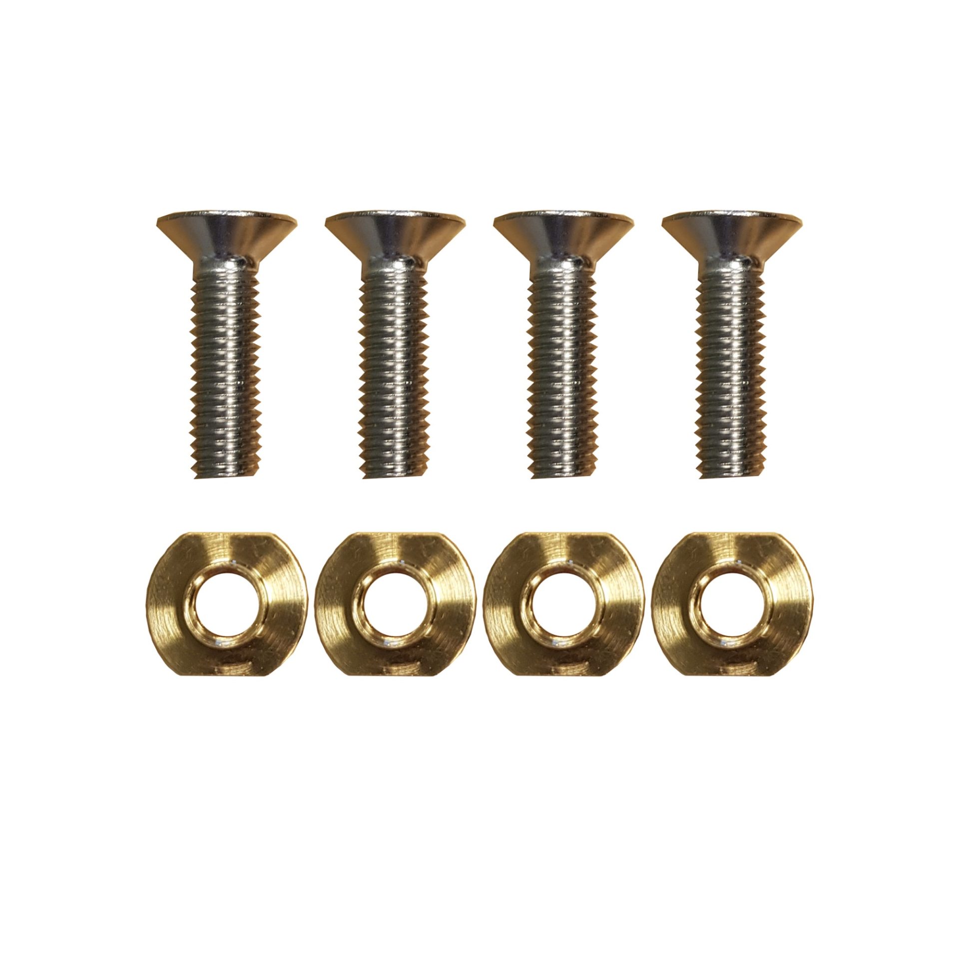 Fanatic Screw set foil mounting system (incl. nuts) (4pcs)