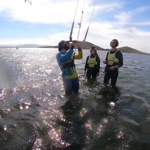 Clase de kitesurf (semiprivada)