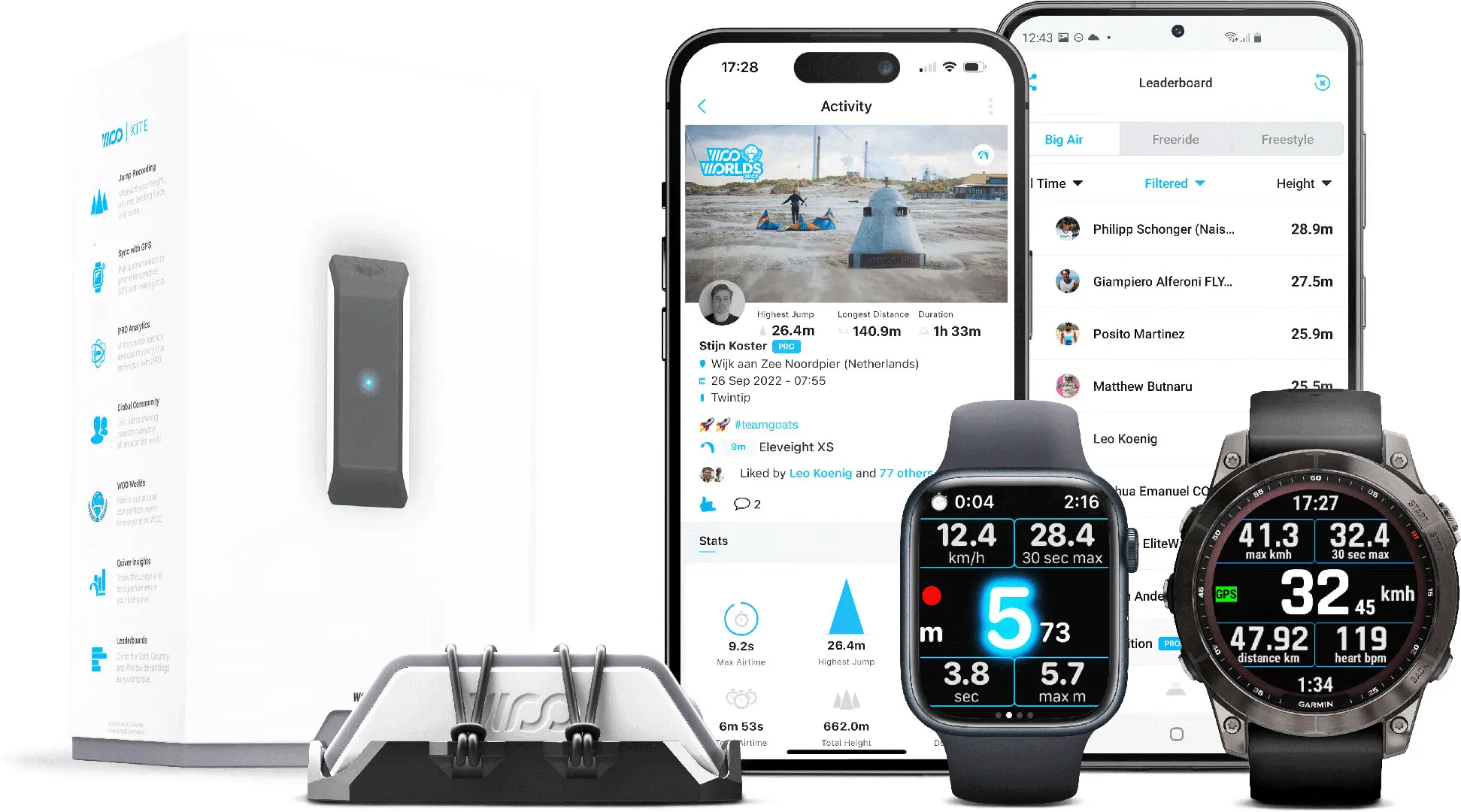 WOO Kiteboard Sensor Package 4.0