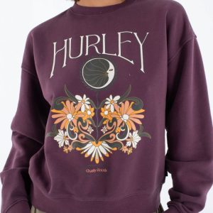 HURLEY-Sudadera mujer - natural