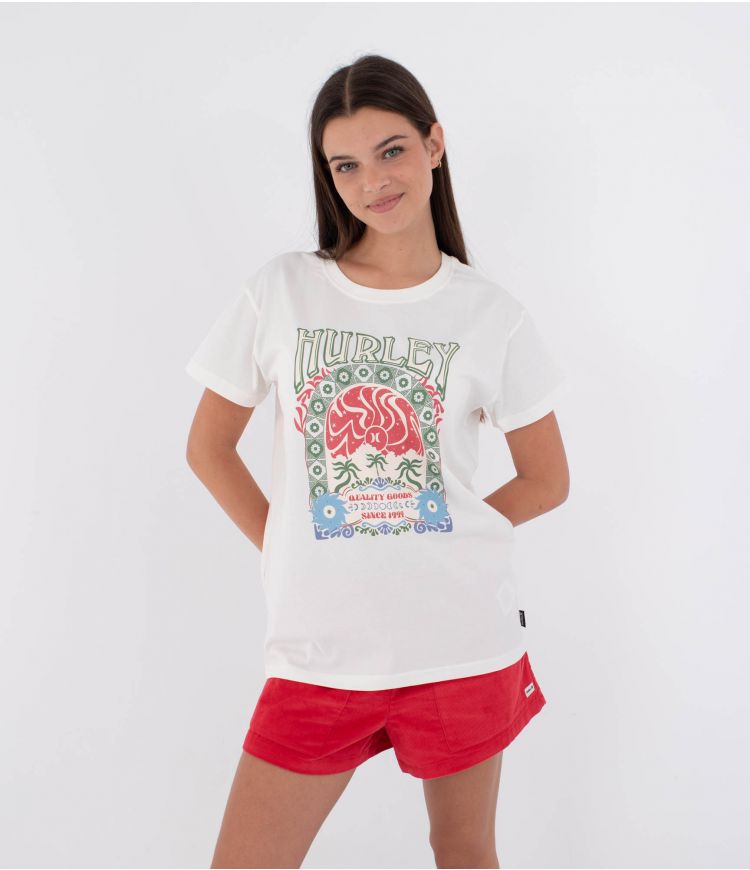 HURLEY-Camiseta manga corta mujer - Organic mikonos - Imagen 2
