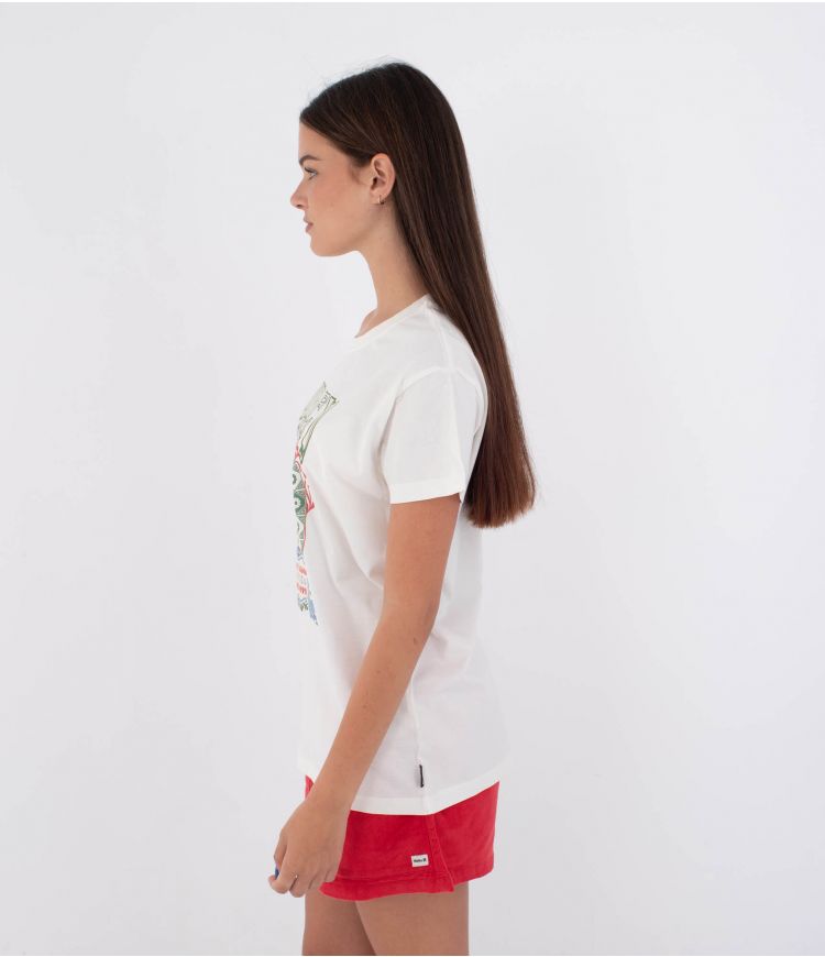 HURLEY-Camiseta manga corta mujer - Organic mikonos - Imagen 3
