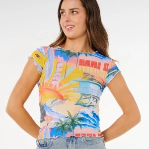 RIP CURL-Hotel Malibu Sheer Top